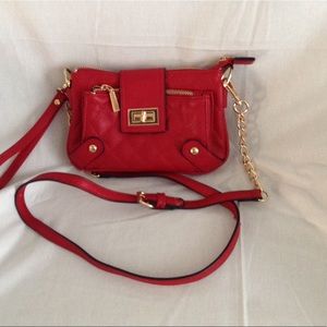 Charming Charlie Gold Chain Purse Cross Body