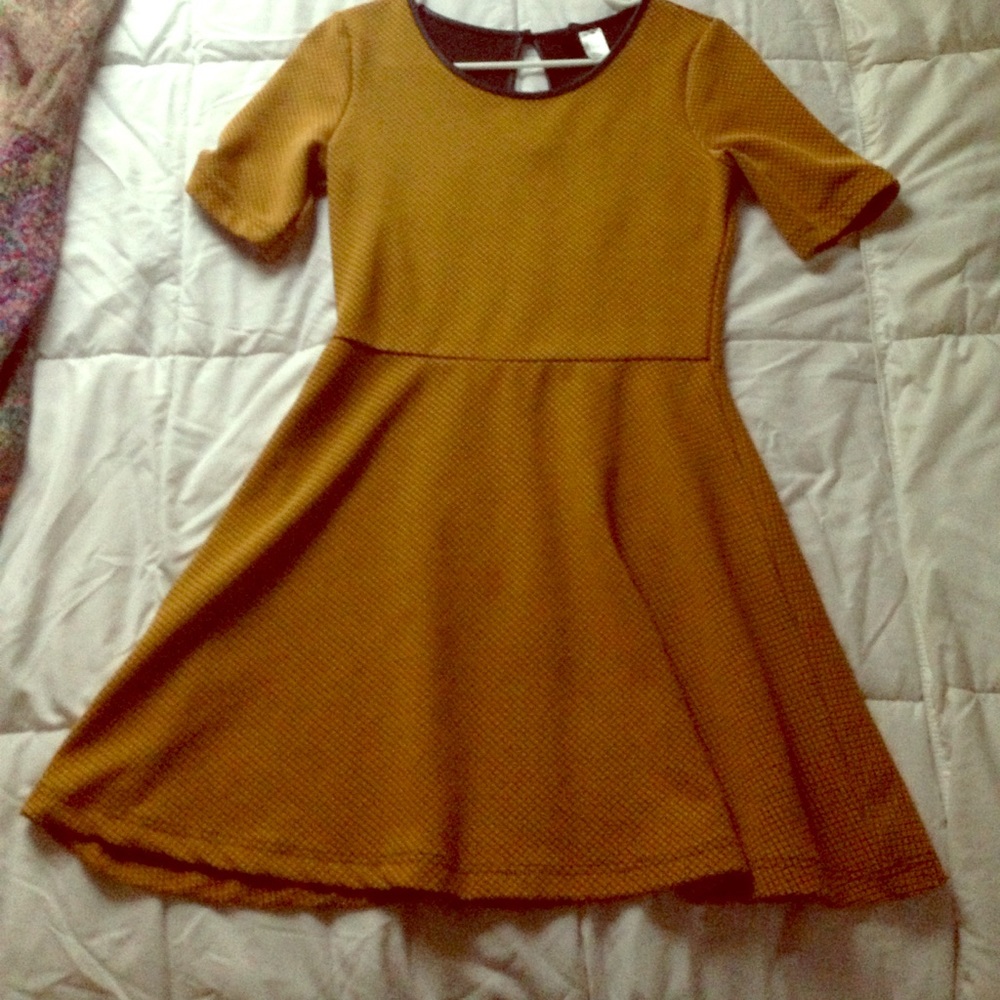 Warm Yellow Dress H&M Divided