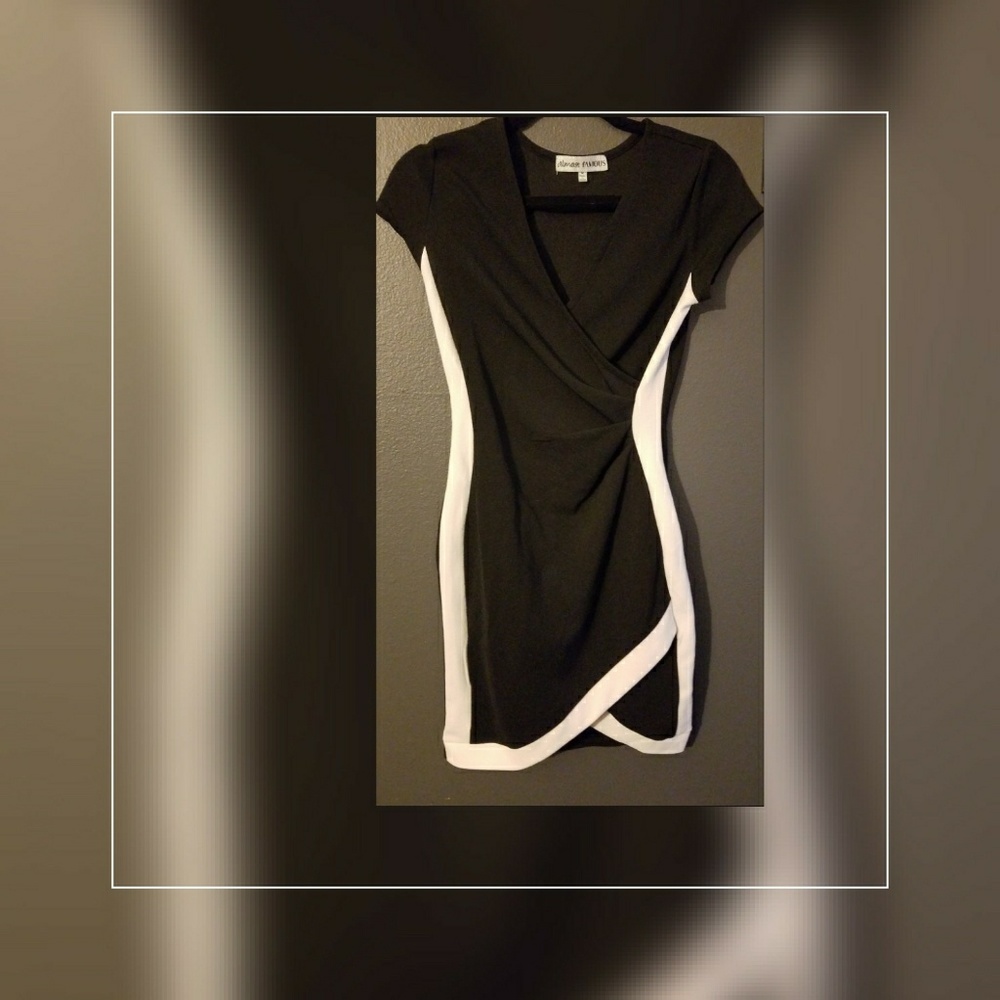 Black and white dress
