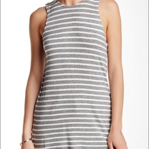 Olive + Oak Heather Gray Striped Tank