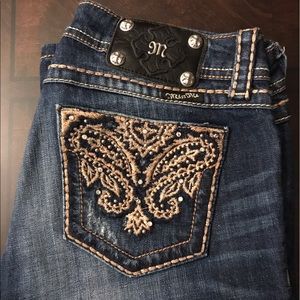 Miss Me Embroidered Bootcut Jeans