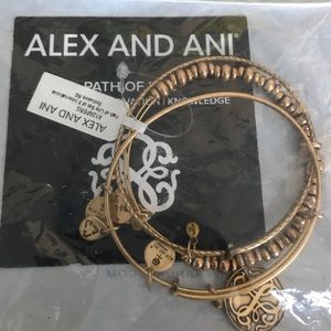 Alex And Ani Trio Braclets NWT