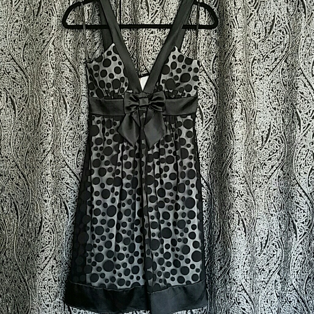 Papaya Pokadot Dot Dress