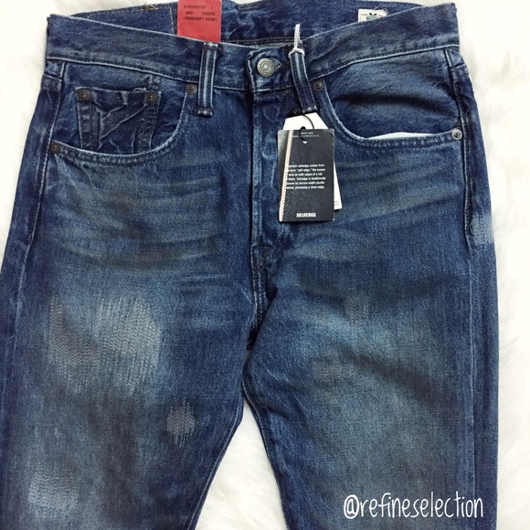 Levi's 501 CT White Oak Cone Selvedge Tapered Jean - Picture 4 of 8