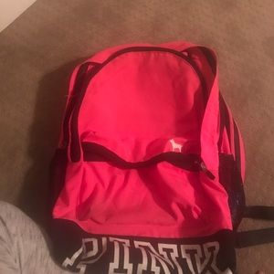 Pink backpack