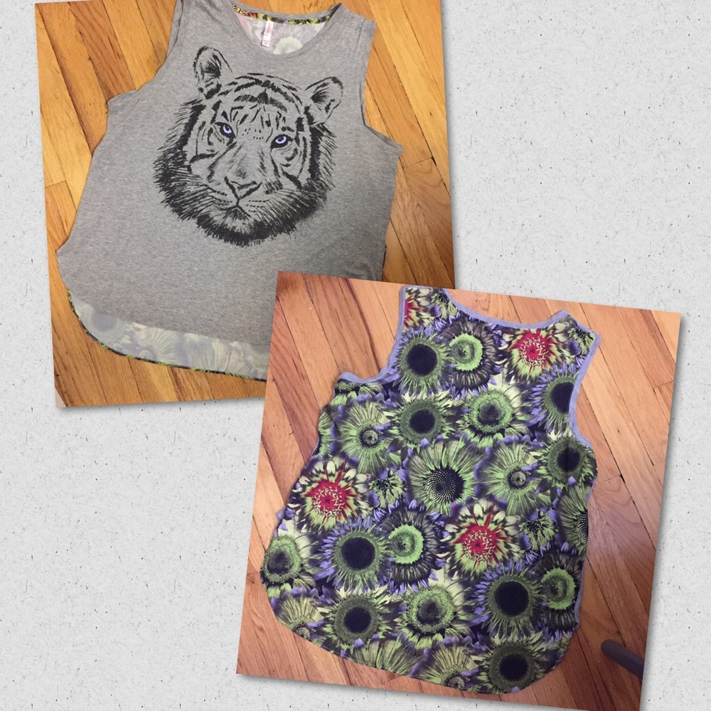 Mixed media tiger tank