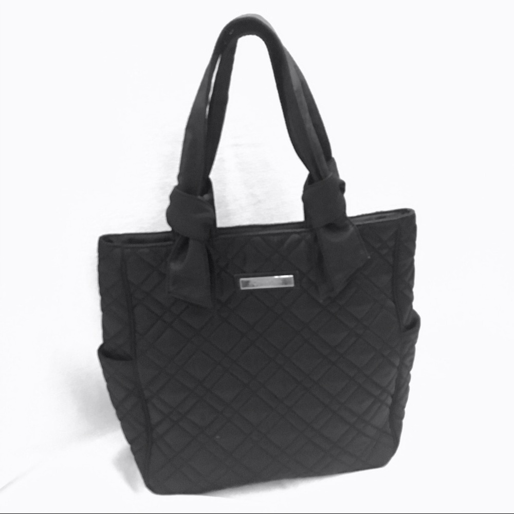 Calvin Klein Quilted Nylon Fabric Tote