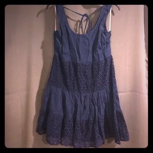 Navy blue summer dress