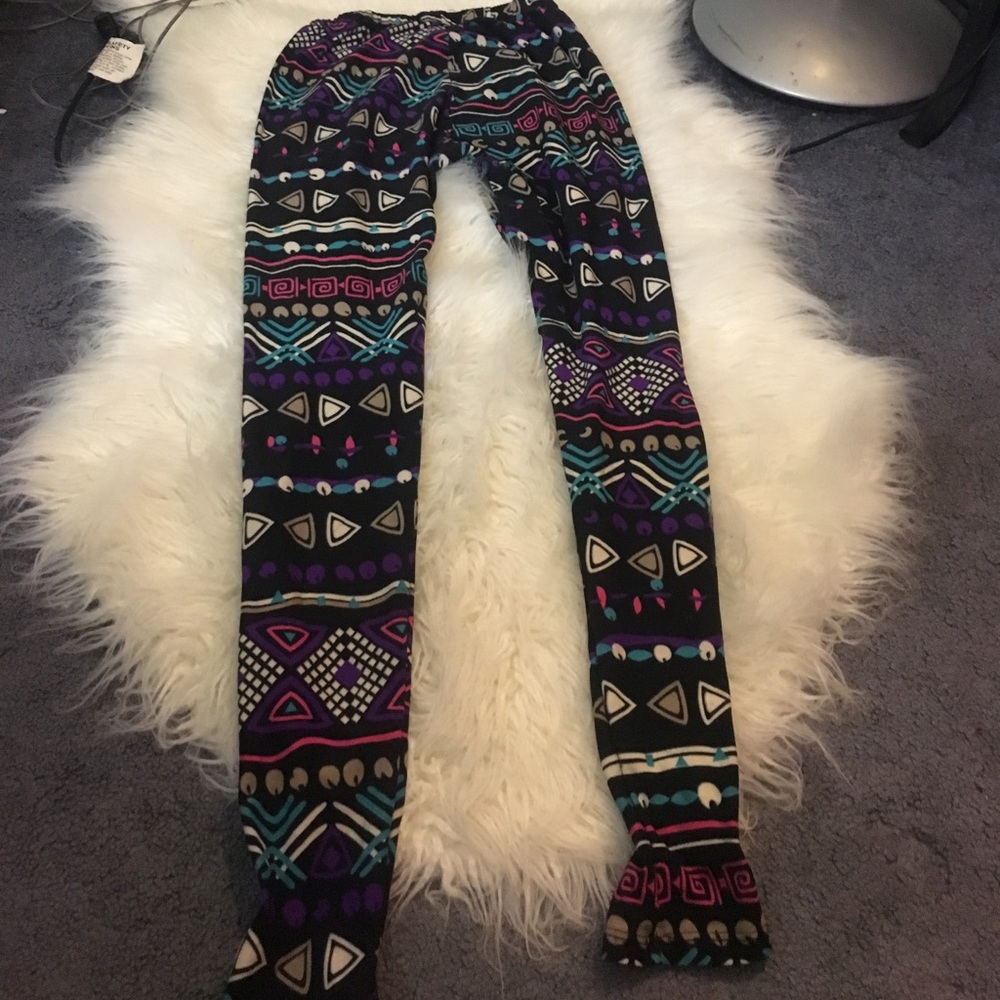 Colorful print leggings