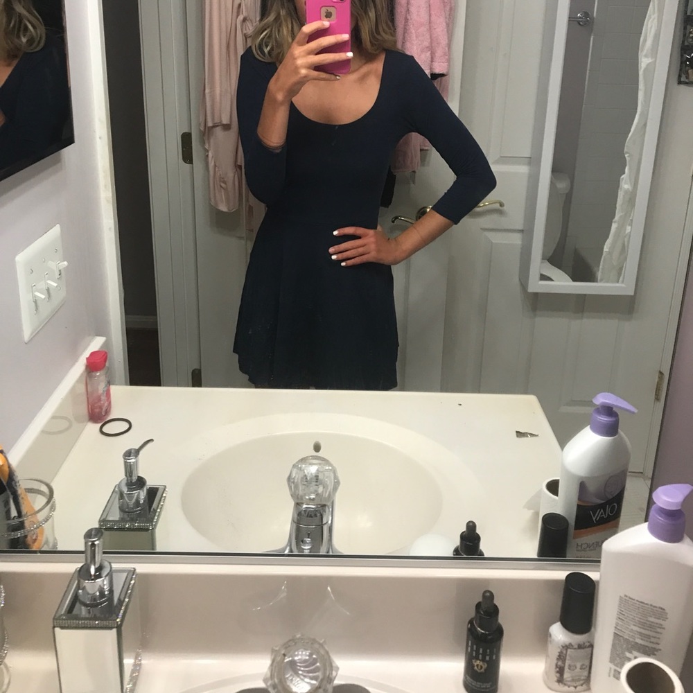 Navy blue dress