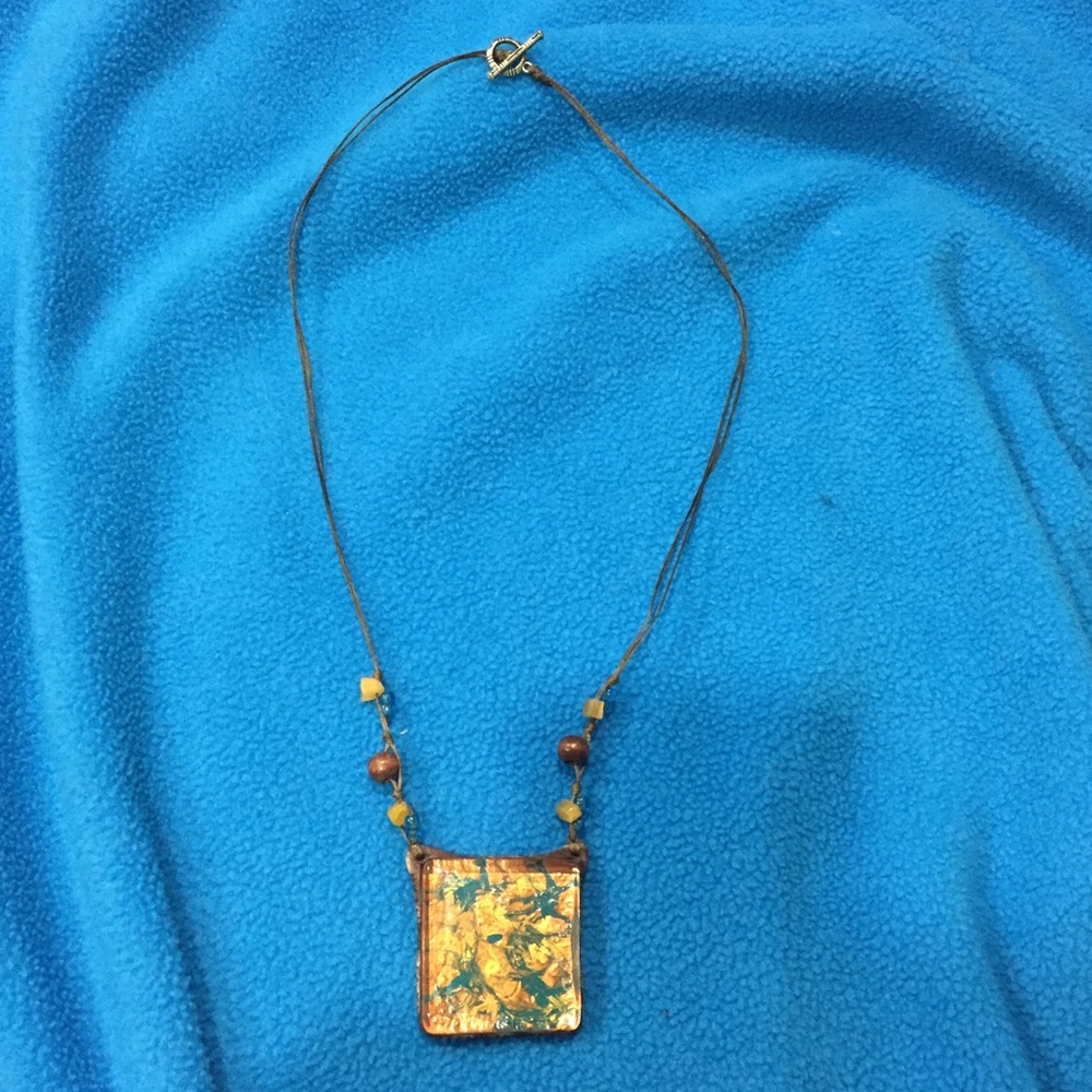 Handcrafted glass Necklace