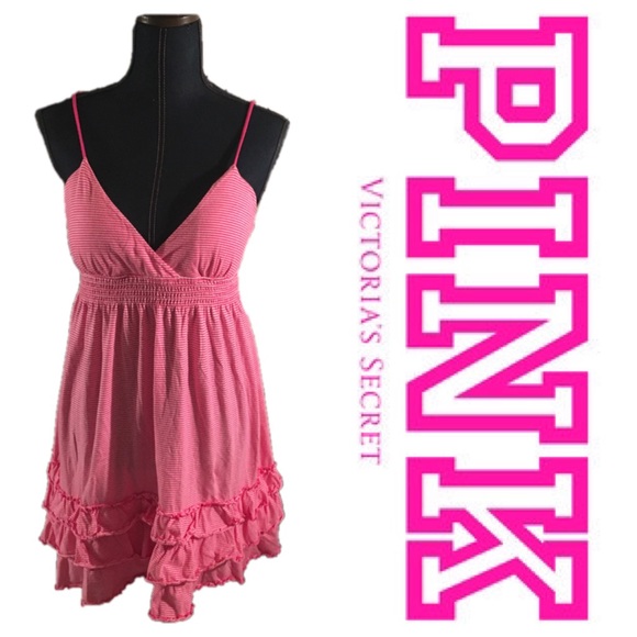 PINK Victoria's Secret Dresses & Skirts - VS pink striped dress