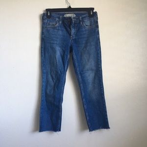 Topshop petite crop jeans