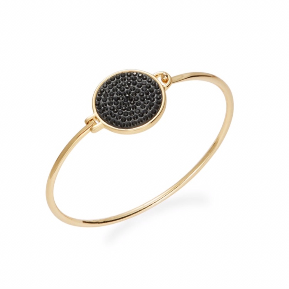 kate spade ♠️ goldstone bangle with black sparkles