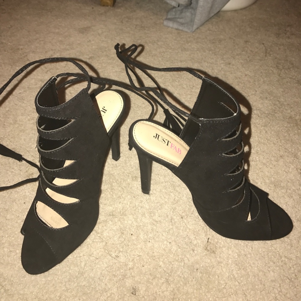 Lace up heels