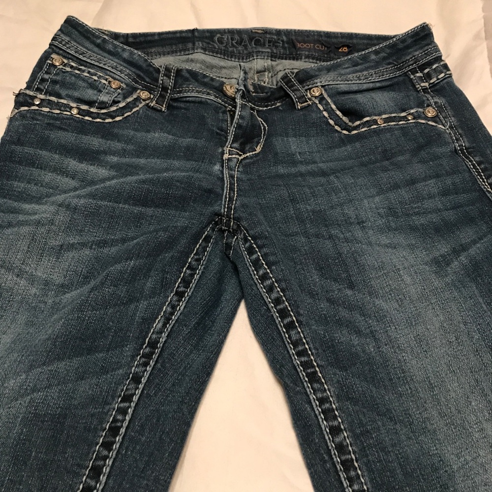 Grace Jeans size 28 Boot Cut