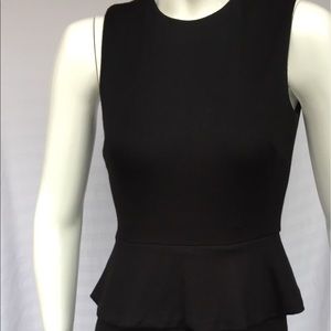 Vince Camuto womens black sleeveless mini dress 4p