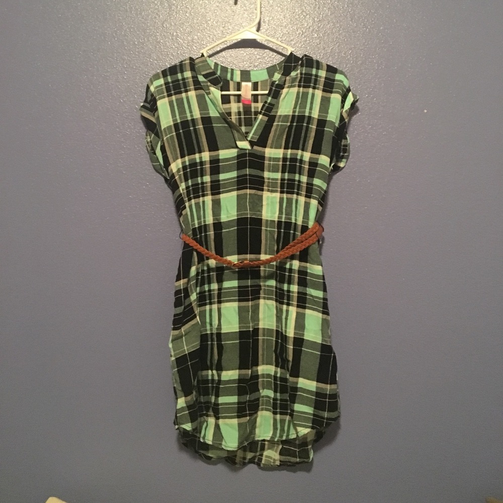 plaid dress