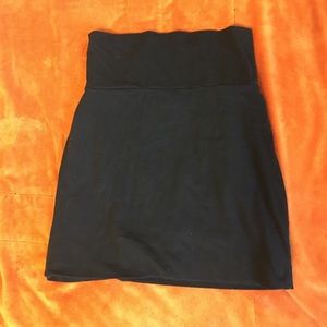 Lily Rose Black mini skirt