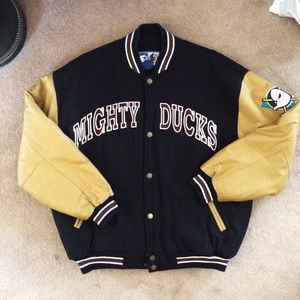 mighty ducks letterman jacket