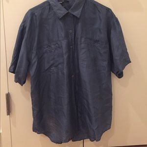 Vintage Silk Button Down