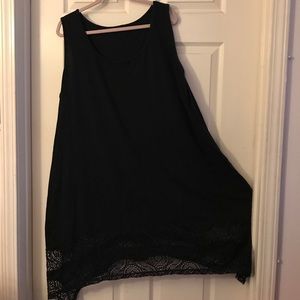 Beach cover up gentley used 3x eyelet trim