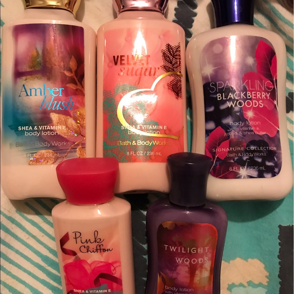 Bath and body works lotions