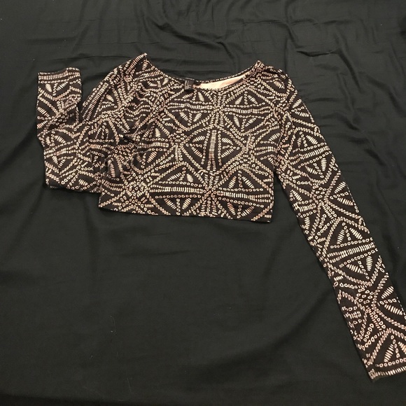 Long sleeve crop top - Picture 1 of 2