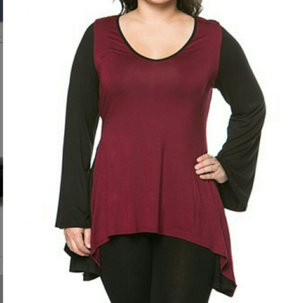 Color Block Sidetail Tunic