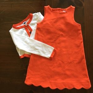 NWT Janie and Jack Scalloped Dress with Cardigan