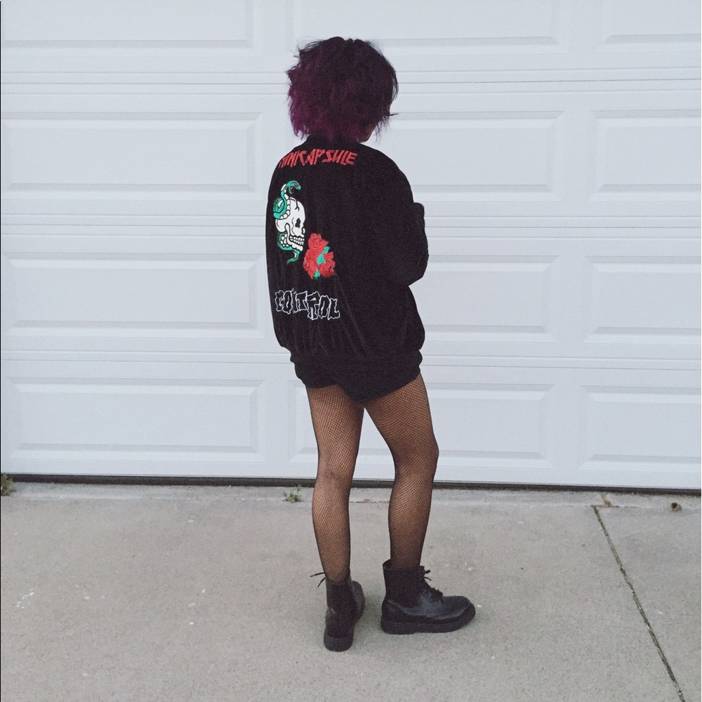 Velvet Bomber Jacket Kpop Look