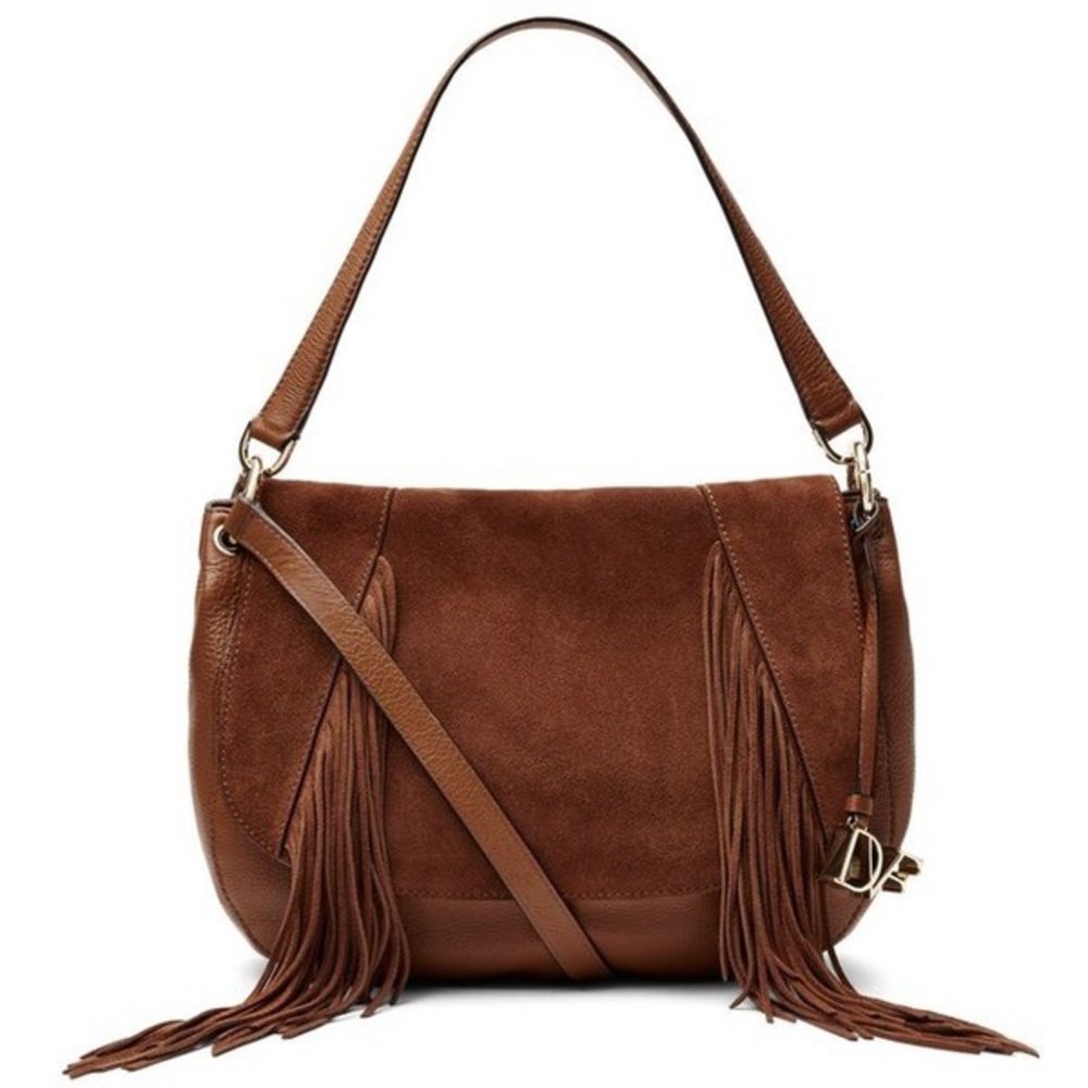 NWT Diane Von Furstenberg Suede Bag