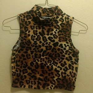 🐆Cheetah crop top🐢
