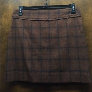 The Limited Outback Red flannel skirt, size 4, EUC