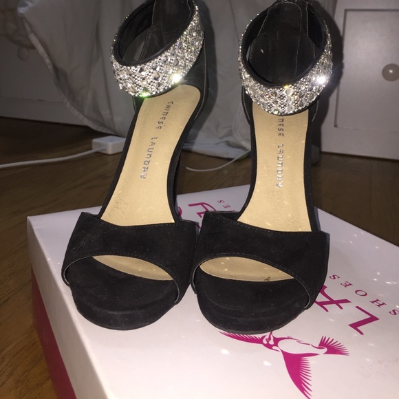 Chinese Laundry Rhinestone Heels! - Picture 3 of 4