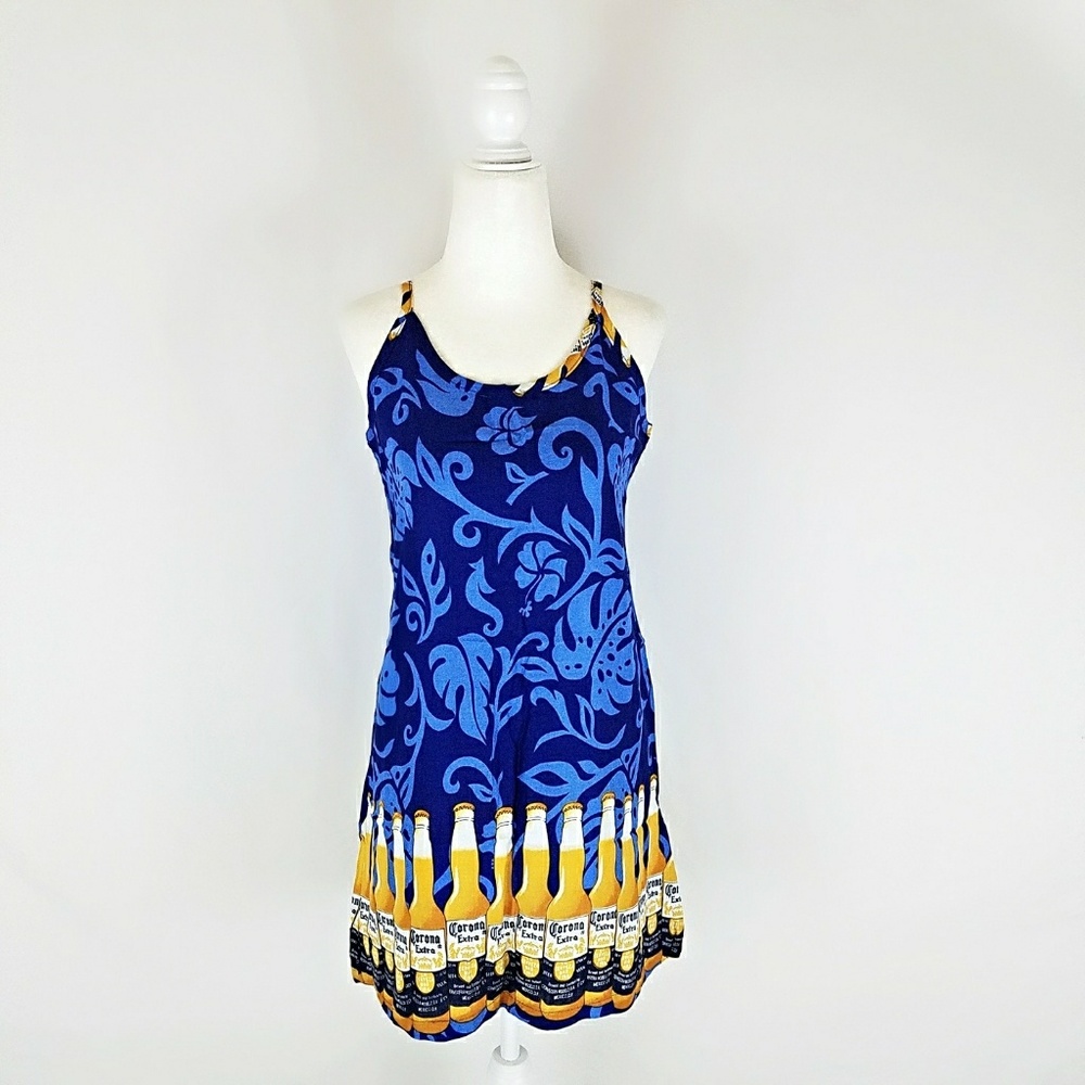 Corona Spaghetti Strap Floral Mini Dress