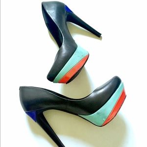Jessica Simpson Color Block Pumps