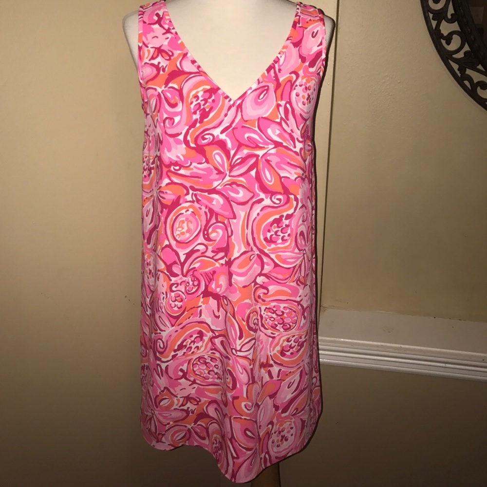 Lilly Pulitzer Calissa Mango Salsa Dress: 0 Big!