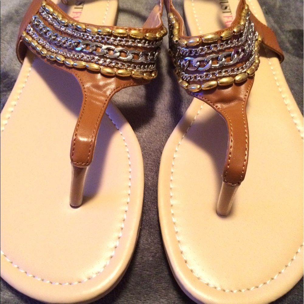 JustFab sandals NWOT