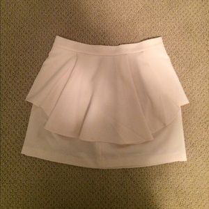 Two layer zip up skirt forever 21