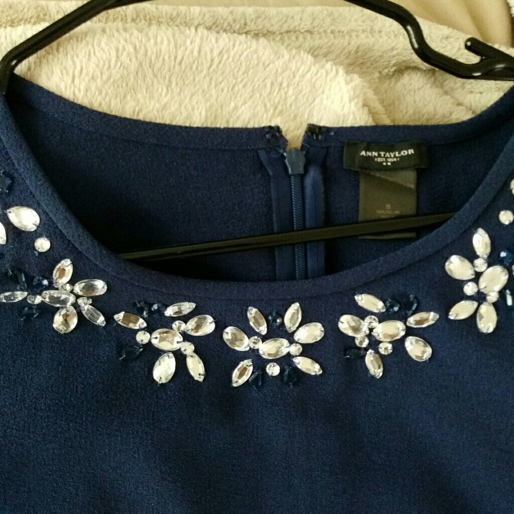 Ann Taylor Jeweled Top