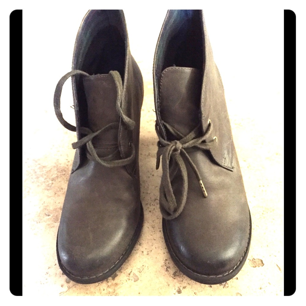 Indigo ankle boots