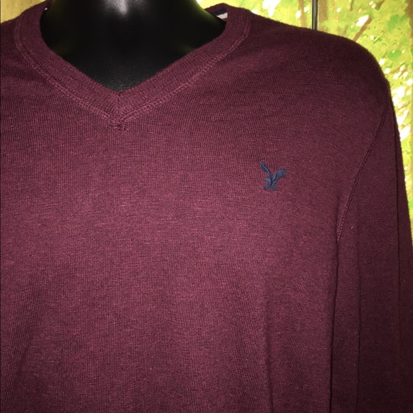 Men's American Eagle Outfitters V-Neck Sweater - Picture 2 of 4