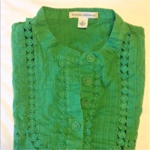 Banana Republic Kelly Green Blouse