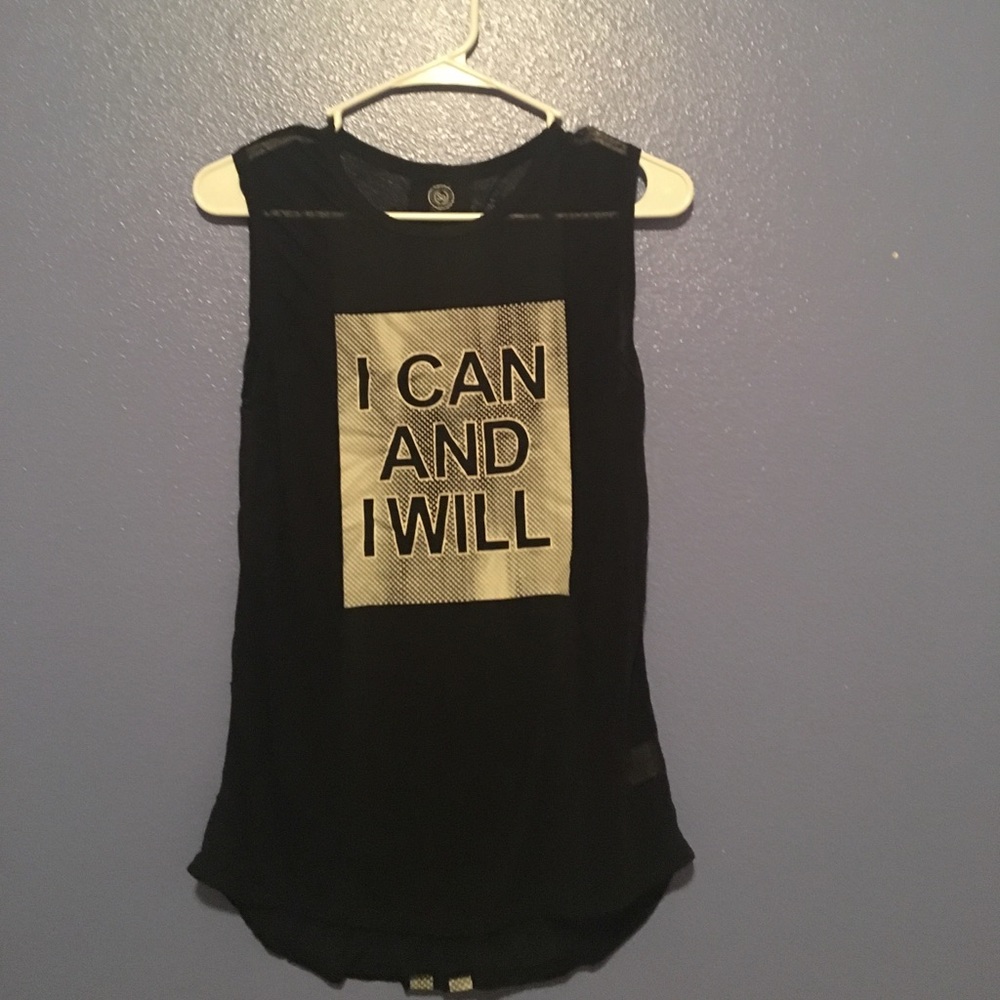 Tank top "I can and I will" shirt