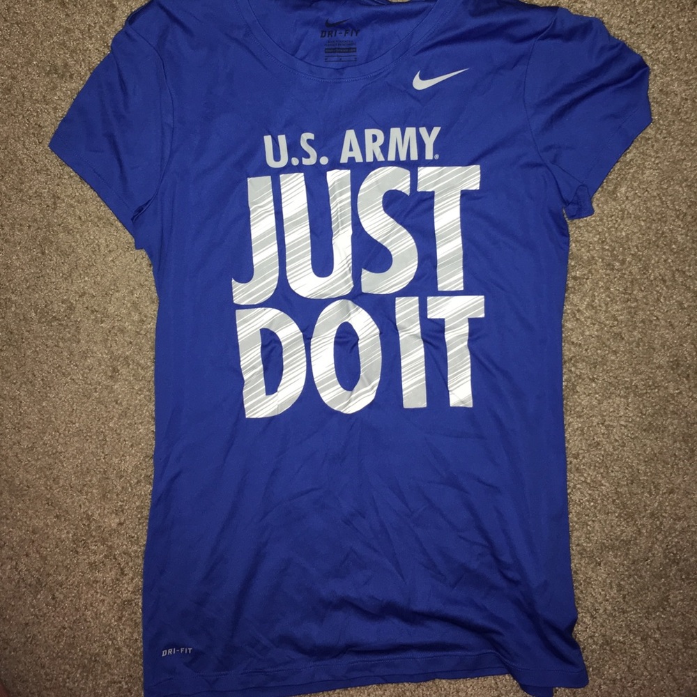 Nike Dri-Fit Royal Blue "Just Do It" T-Shirt