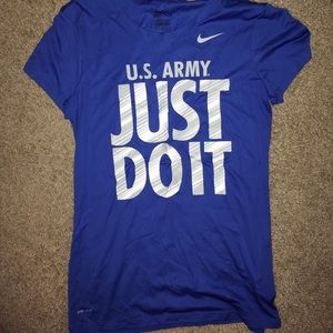 Nike Dri-Fit Royal Blue "Just Do It" T-Shirt