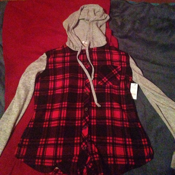 Flannel Hoodie - Picture 3 of 8