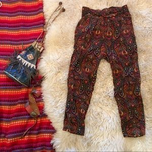 Vintage Express Paisley Harem Pants
