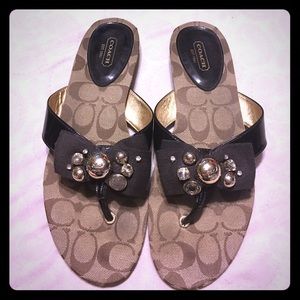 Coach sandals